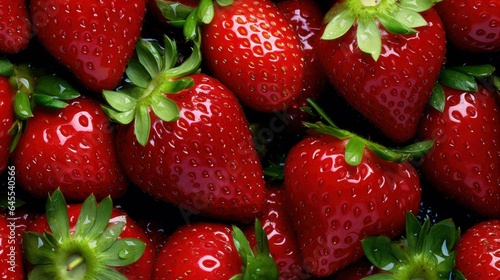 Fresh strawberries background