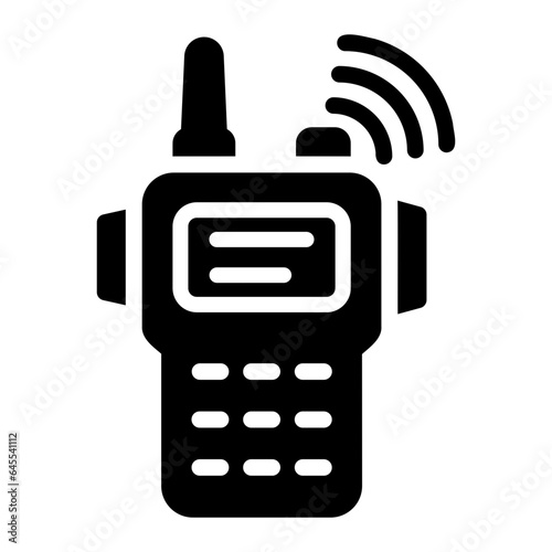 walkie talkie Solid icon