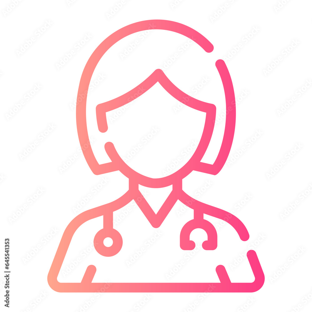 doctor Line Gradient Icon