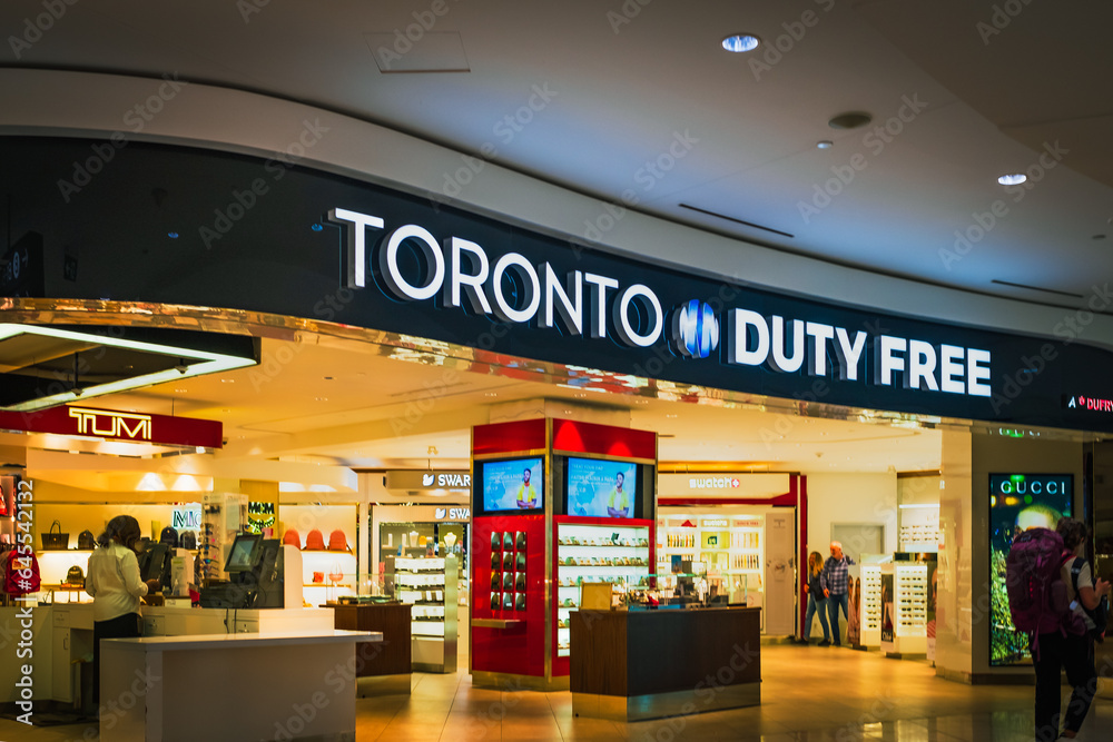 Duty Free Shop in Toronto Pearson International airport Duty free