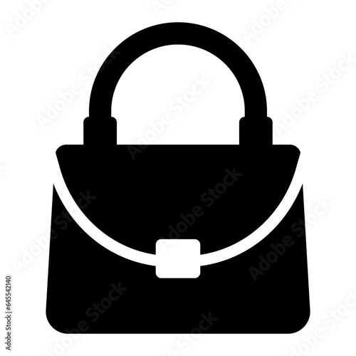 Handbag fashion solid glyph icon