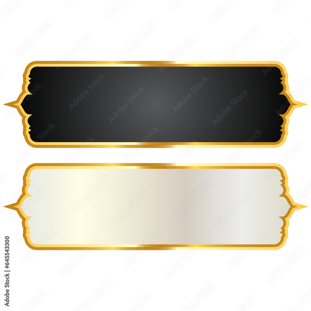 Set of decorative luxury golden arabic islamic banner title frame transparent background gold text box clipart Set of decorative luxury golden arabic islamic banner title frame transparent background gold text box clipart