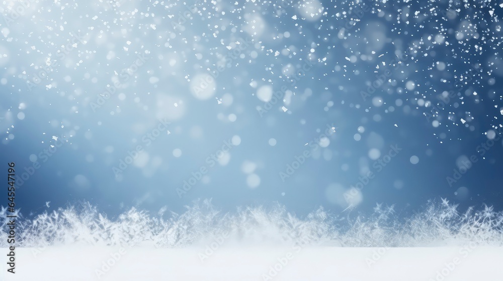 Winter background with cold snow Winter background with cold snow