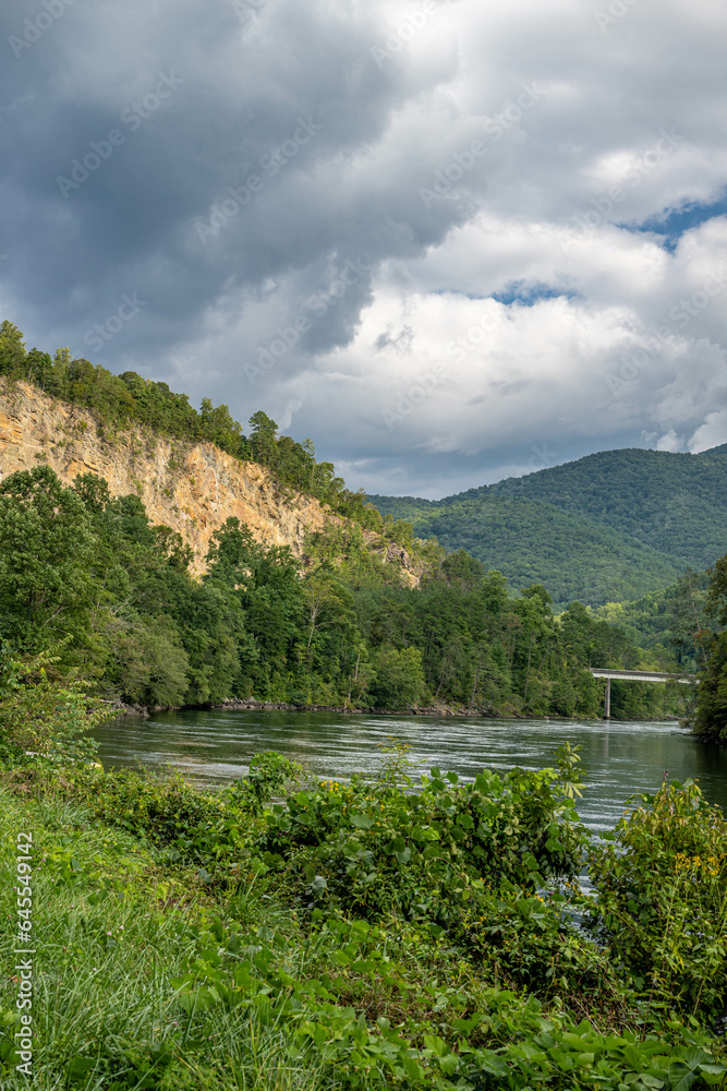 Fototapeta premium lake fontana, NC