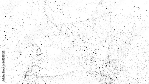 Distressed black texture. Dust overlay textured grain noise particles. Dark grainy texture on white background. 