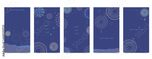 Color firework on background for celebration