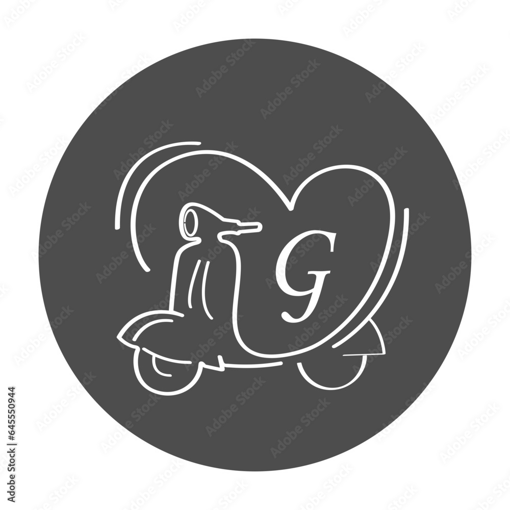 Fototapeta premium letter logo vector illustration