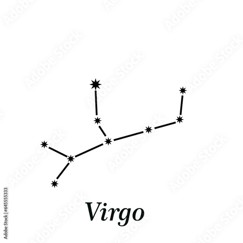 Zodiac icon Horoscope icon flat style  Zodiac constellation sign