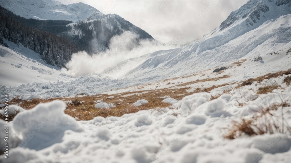 Understanding Avalanche Remnants: Causes and Effects, Generative AI