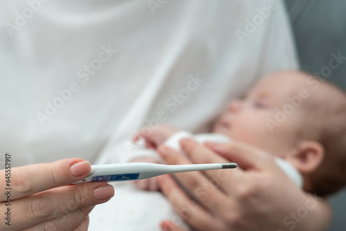 Mother's trust in digital tools for health. Concept of newborn safety measures