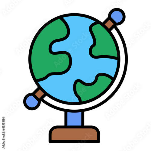 Globe Stand Icon