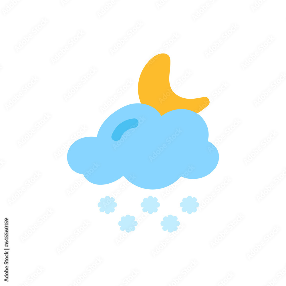 weather icon set sun rain thunderstorm dew wind snow cloud night sky for forecast