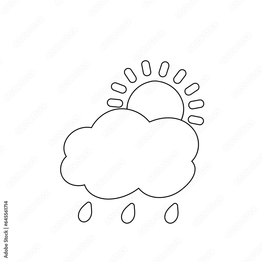 weather icon set sun rain thunderstorm dew wind snow cloud night sky for forecast weather icon set sun rain thunderstorm dew wind snow cloud night sky for forecast