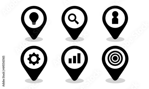 Vector map location solid glyph icon pack like pin map marker location map Free Download Vector map location solid glyph icon pack like pin map marker location map - GFXLoad