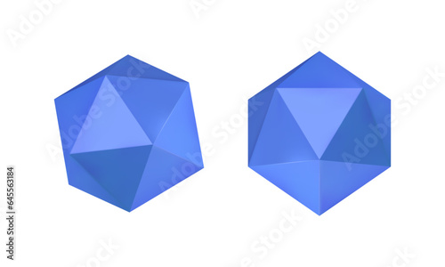 Vector pentagonal precious stone icon flat illustration of pentagonal precious stone vector icon for web