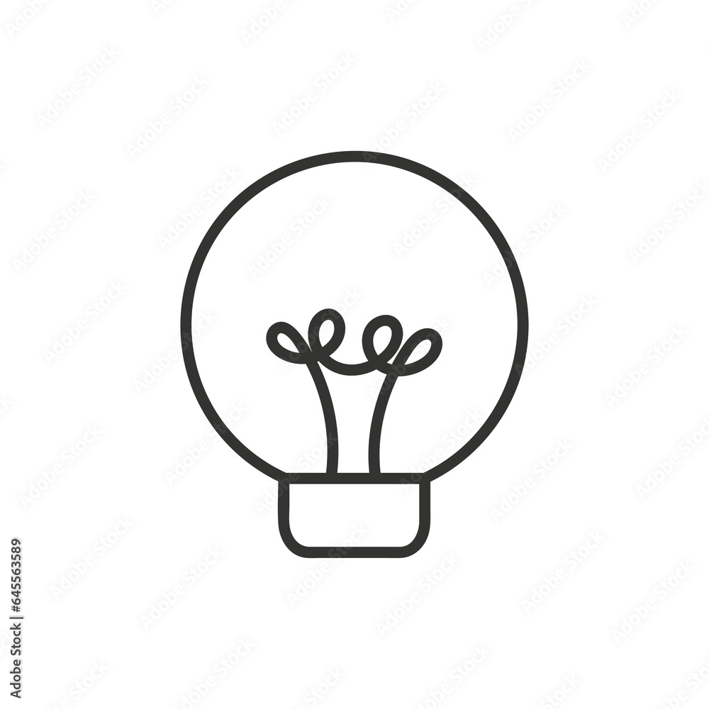 The light bulb is full of ideas And creative thinking, analytical thinking for processing. Light bulb icon vector. ideas symbol illustration. The light bulb is full of ideas And creative thinking, analytical thinking for processing. Light bulb icon vector. ideas symbol illustration.