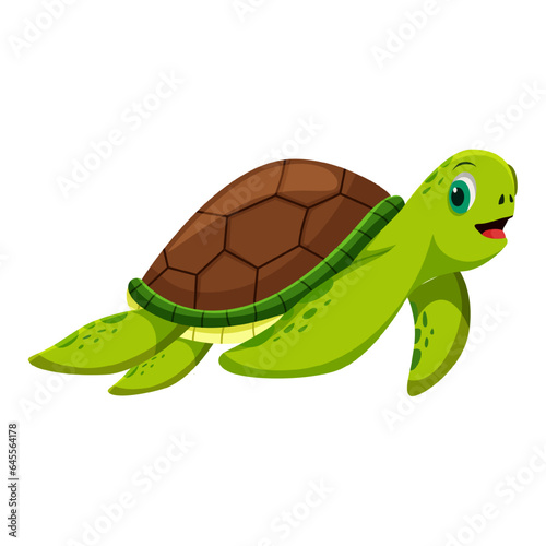 Cute Turtle Character Illustration