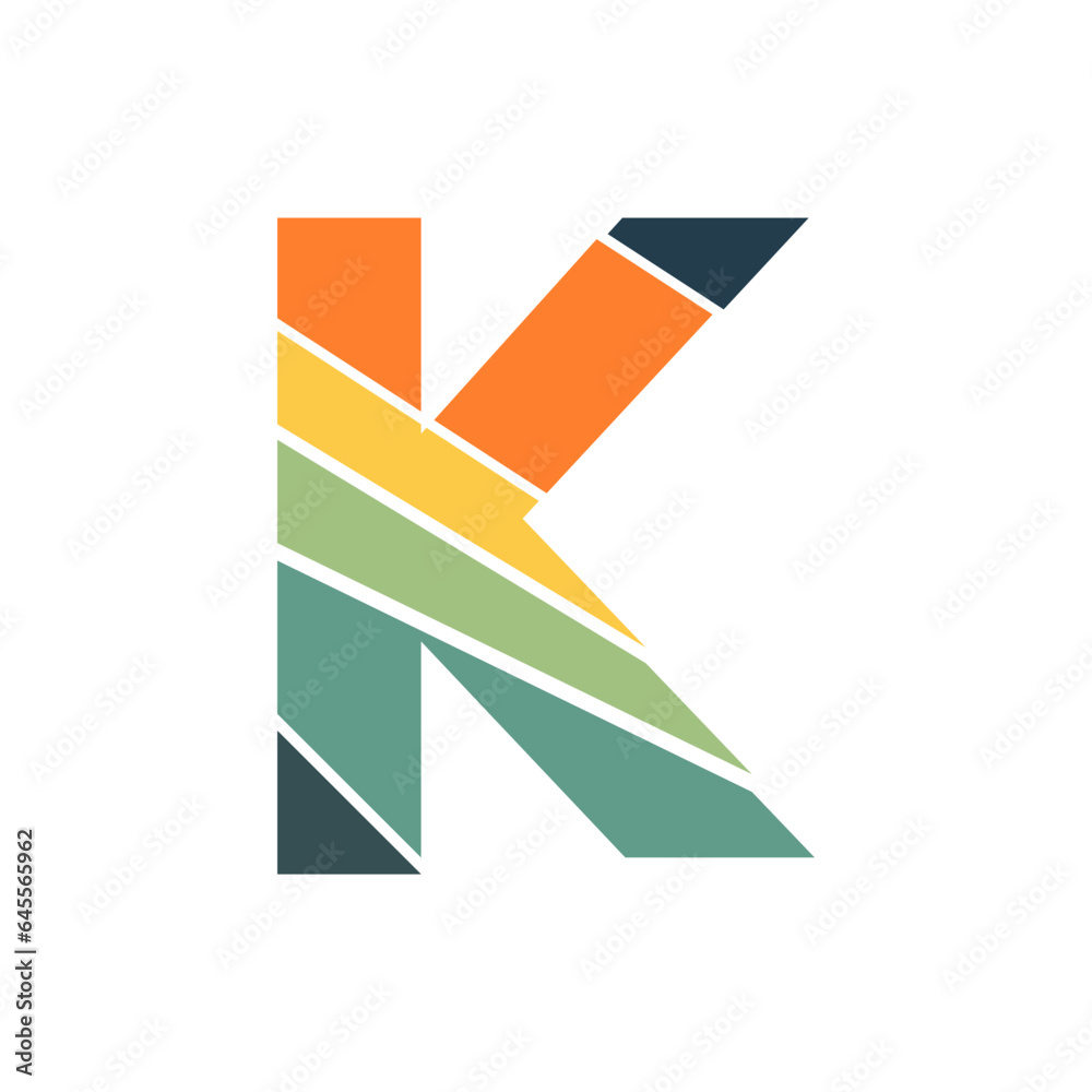 Monogram initial K letter mark logo design. Monogram design vector K logo. Monogram initial letter mark K logo. Design simple K monogram. Monogram initial K letter mark logo design. Monogram design vector K logo. Monogram initial letter mark K logo. Design simple K monogram.