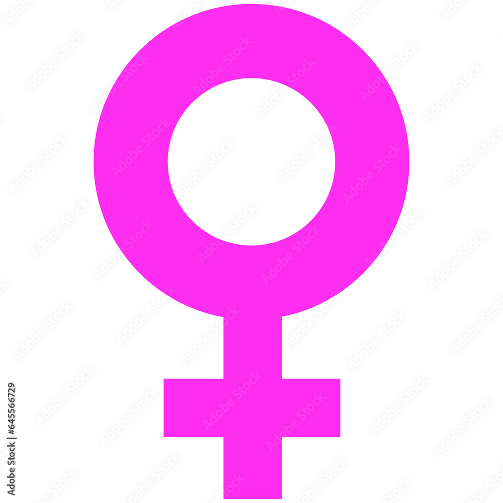 Digital png illustration of pink female sign on transparent background Digital png illustration of pink female sign on transparent background
