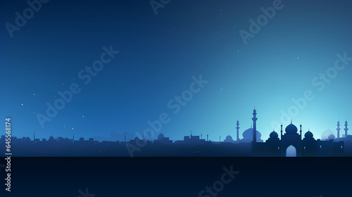 Ramadan background, solid, empty