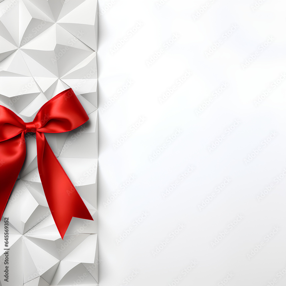 ai generative world aids day solid and empty space background