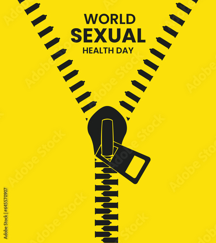 World Sexual Health Day, Vector illustration, web, social media, greeting cards, healthy relationships, September 4, background, template, awareness, right to healthy relationships