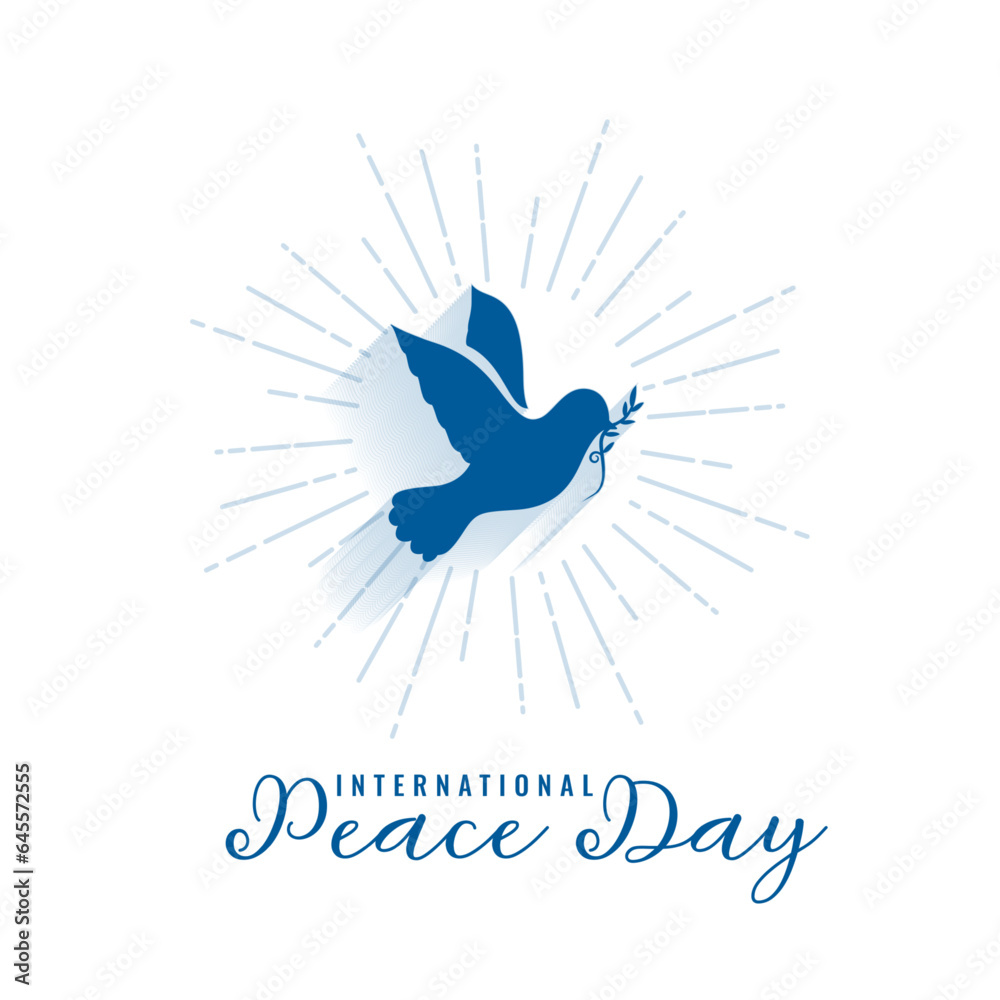 happy world peace day celebration poster a symbol of humanity