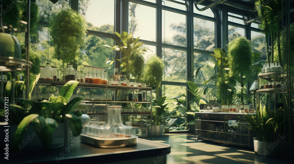 Fototapeta premium Plant Research Center Lab, technology lab, science lab, scientist