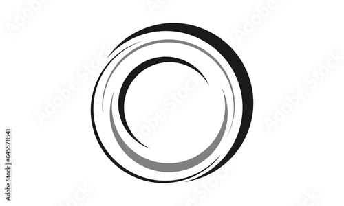 Abstract round circle illustration design vector