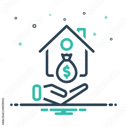 Mix  icon for lending 