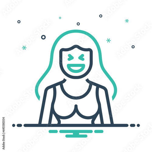 Mix  icon for laugh 