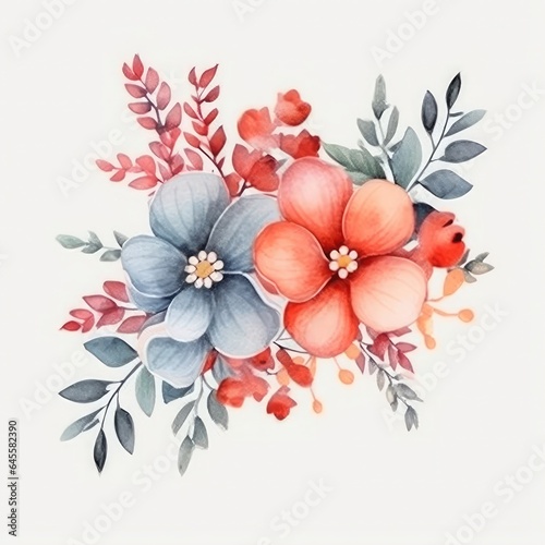 Beautiful floral painting for artistic creations