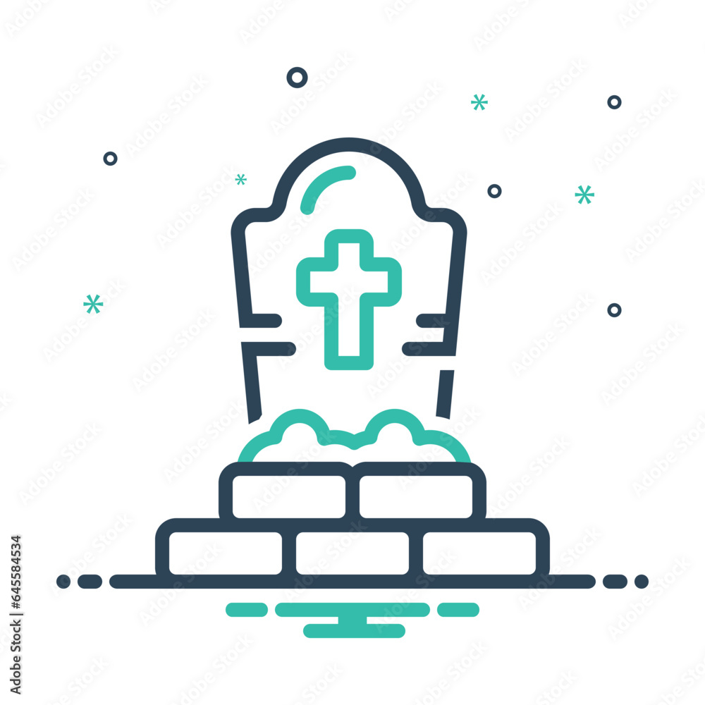 Mix icon for grave Mix icon for grave