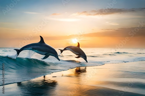 dolphin jumping out of the water