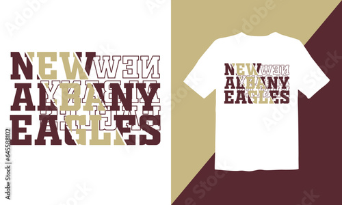 New albany eagles t-shirt design