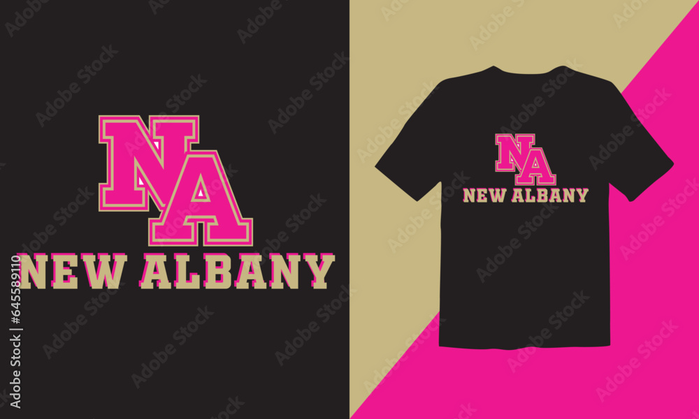 New albany t-shirt design New albany t-shirt design