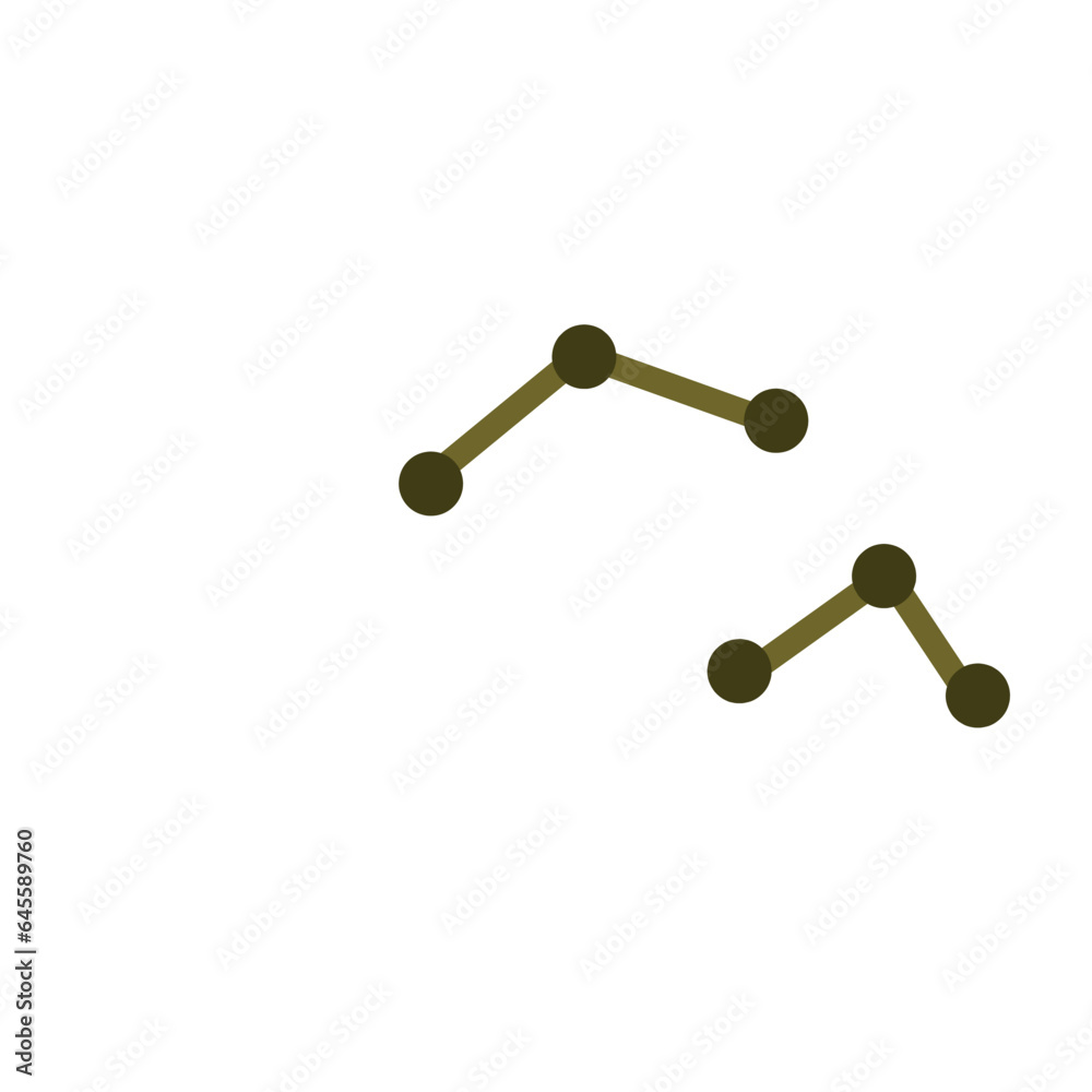 Corynebacterium diphtheriae flat icon Corynebacterium diphtheriae flat icon