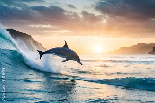 dolphins in the sea