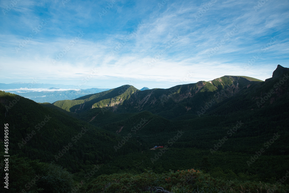 八ヶ岳の主峰赤岳 八ヶ岳の主峰赤岳