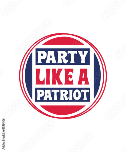 party like a patriot svg