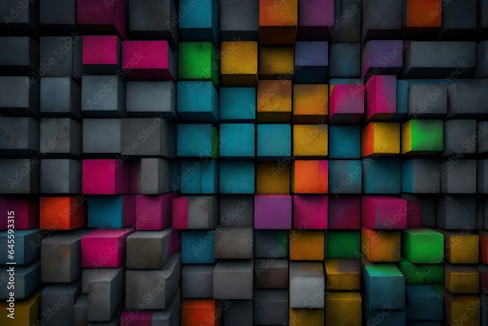 abstract background with squares abstract background with squares