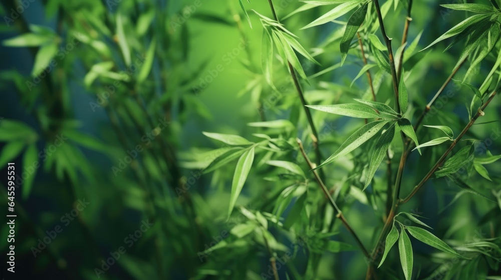 Bamboo leaves Background