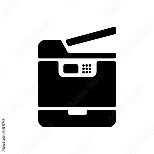 All-in-one printer , multi-function copier vector icon illustration