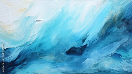 Dark Blue watercolor art background, modern minimalist abstract art painting background