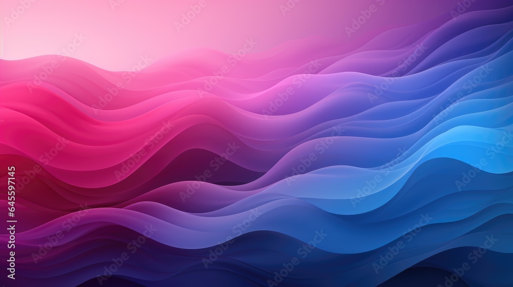 Bright pink and blue ambient soft swish background generate ai