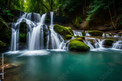 waterfall in the forest © Tahira