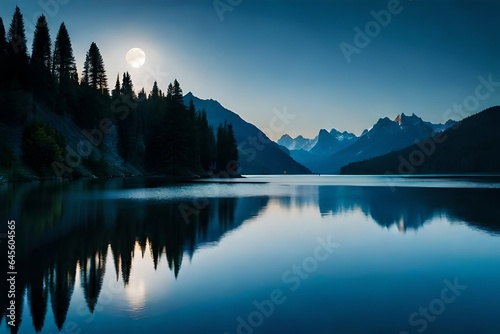 lake in mountains © Aansa