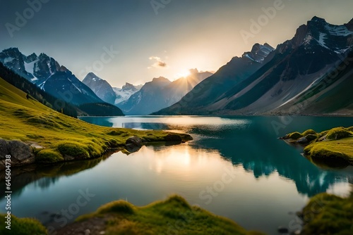 lake in the mountains © Aansa