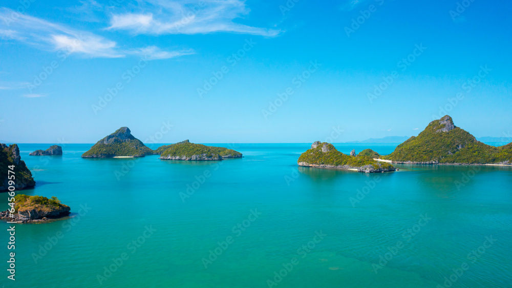 Fototapeta premium Drone pictures from Iceland, Thailand, Bali, Vietnam