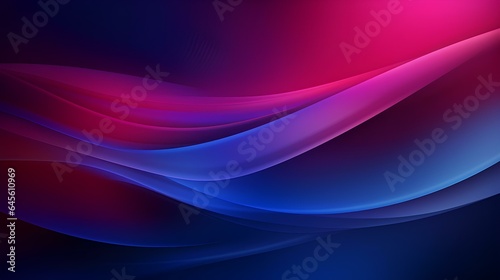 Dark blue violet purple magenta pink red abstract background for design. Color gradient, ombre. Bright light. Neon glow, shine template. Rough grain noise design wallpaper. generative AI